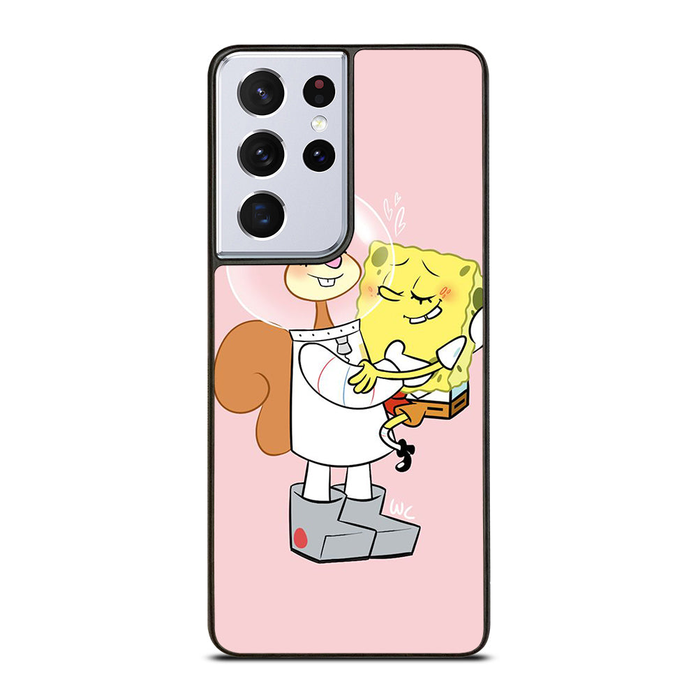SANDY SQUIRREL AND SPONGEBOB Samsung Galaxy S21 Ultra Case Cover