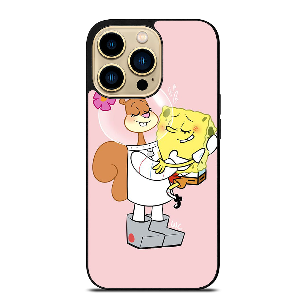 SANDY SQUIRREL AND SPONGEBOB iPhone 14 Pro Max Case Cover