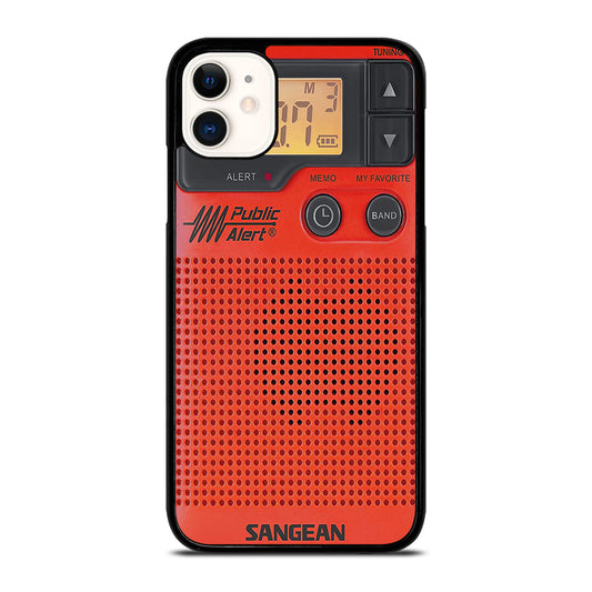 SANGEAN RED RADIO 3 iPhone 11 Case Cover