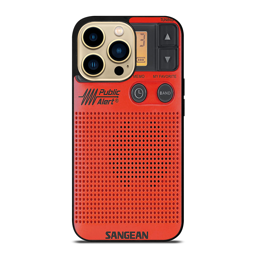 SANGEAN RED RADIO 3 iPhone 14 Pro Max Case Cover