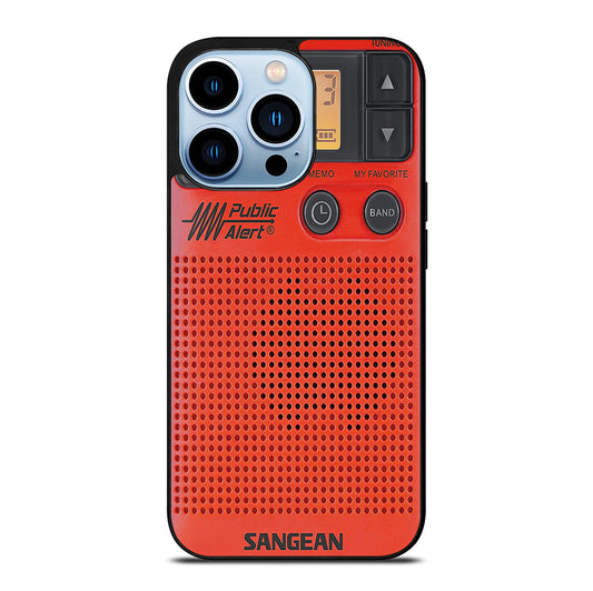 SANGEAN RED RADIO 3 iPhone 13 Pro Max Case Cover