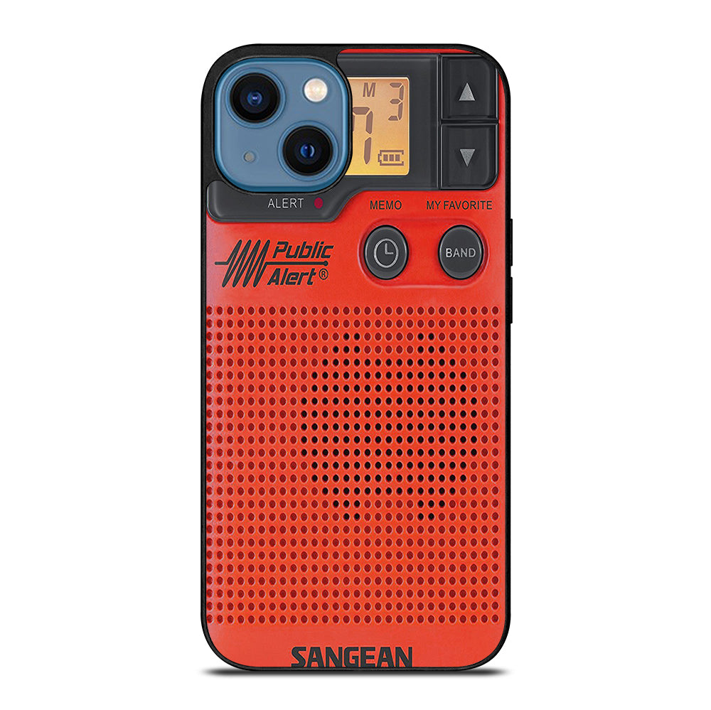 SANGEAN RED RADIO 3 iPhone 14 Case Cover