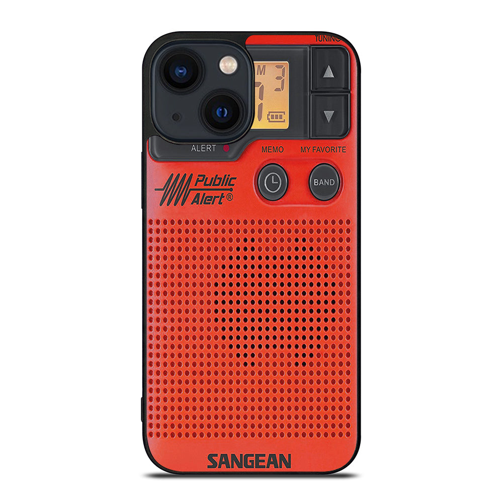 SANGEAN RED RADIO 3 iPhone 14 Plus Case Cover