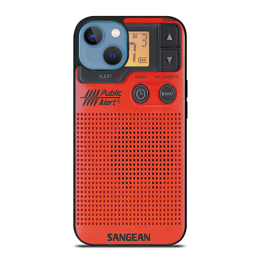SANGEAN RED RADIO 3 iPhone 13 Case Cover