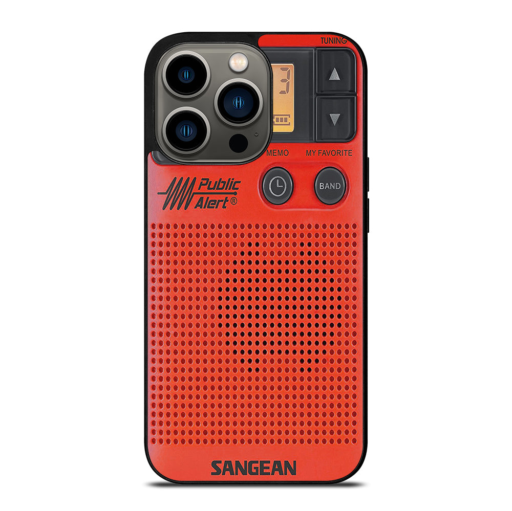 SANGEAN RED RADIO 3 iPhone 13 Pro Case Cover