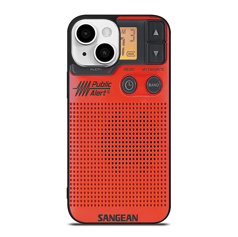 SANGEAN RED RADIO 3 iPhone 13 Mini Case Cover