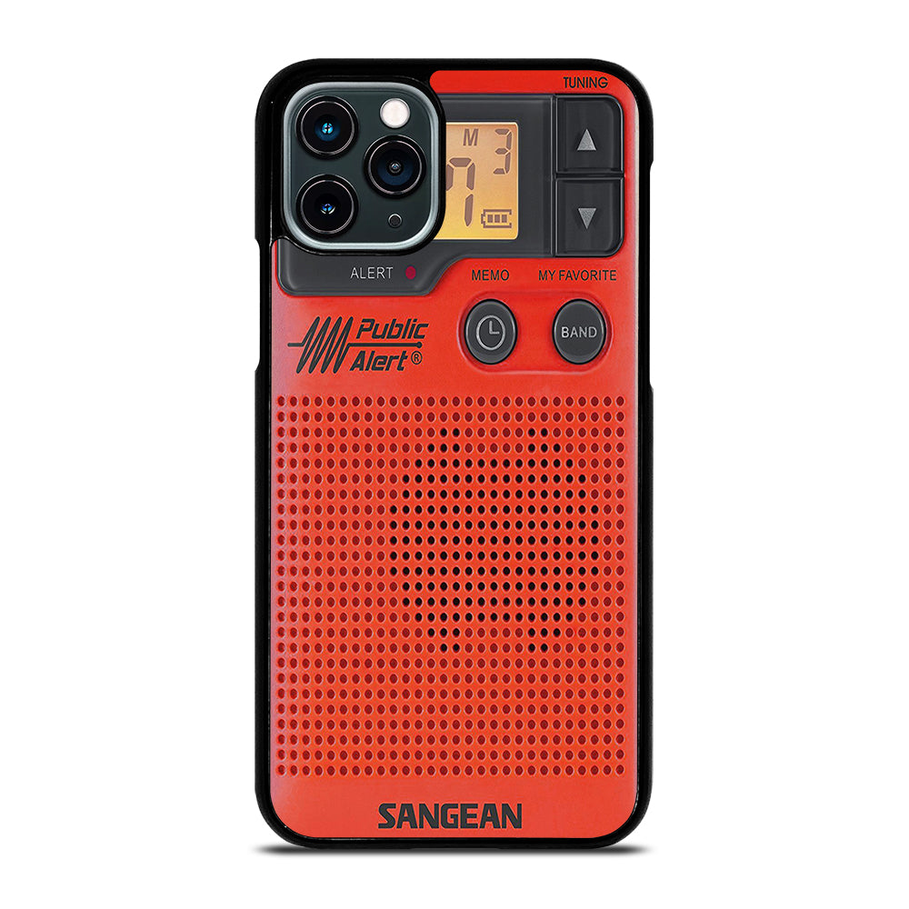 SANGEAN RED RADIO 3 iPhone 11 Pro Case Cover