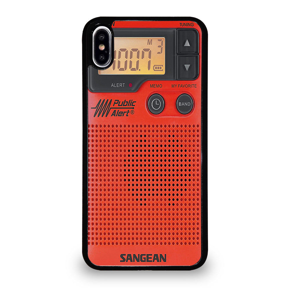 SANGEAN RED RADIO 3 iPhone XS Max Case Cover