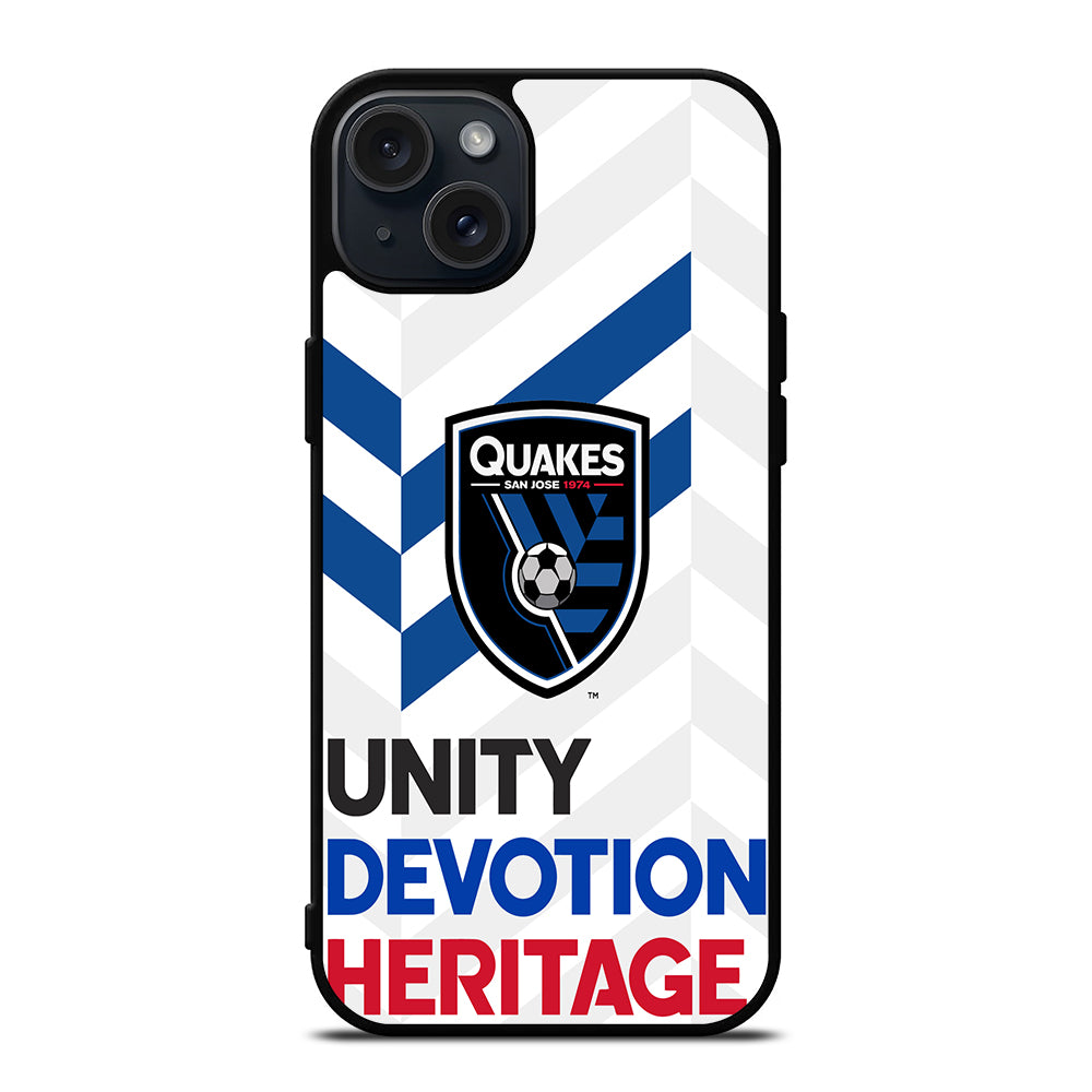 SAN JOSE EARTHQUAKES LOGO iPhone 15 Plus Case Cover