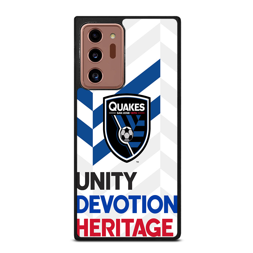 SAN JOSE EARTHQUAKES LOGO Samsung Galaxy Note 20 Ultra Case Cover