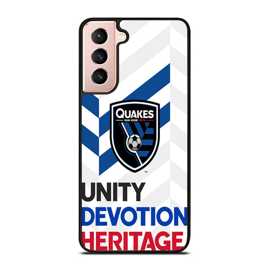 SAN JOSE EARTHQUAKES LOGO Samsung Galaxy S21 Case Cover