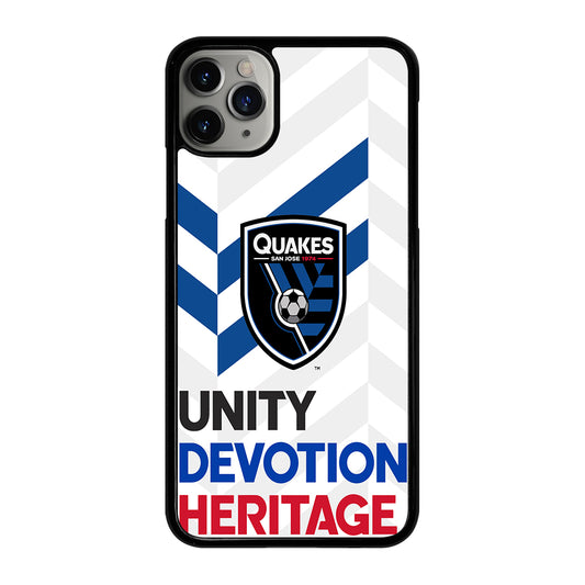 SAN JOSE EARTHQUAKES LOGO iPhone 11 Pro Max Case Cover