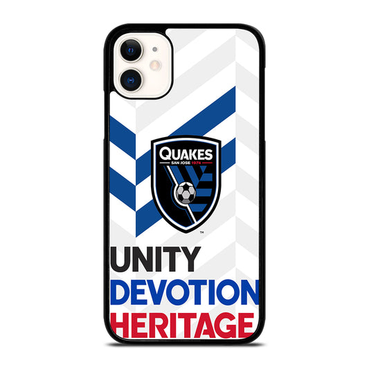 SAN JOSE EARTHQUAKES LOGO iPhone 11 Case Cover
