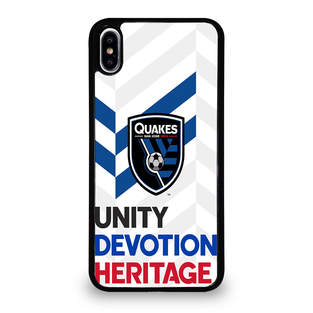 SAN JOSE EARTHQUAKES LOGO iPhone XS Max Case Cover
