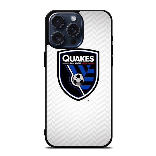 SAN JOSE EARTHQUAKES SYMBOL iPhone 15 Pro Max Case Cover