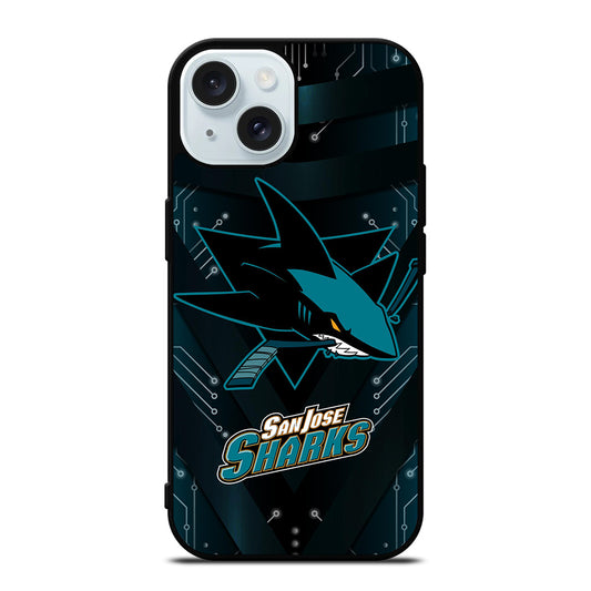 SAN JOSE SHARKS LOGO iPhone 15 Case Cover