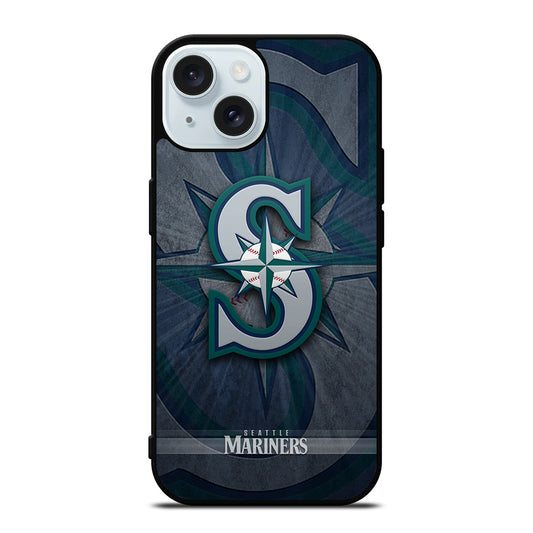 SEATTLE MARINERS MLB LOGO 1 iPhone 15 Case Cover