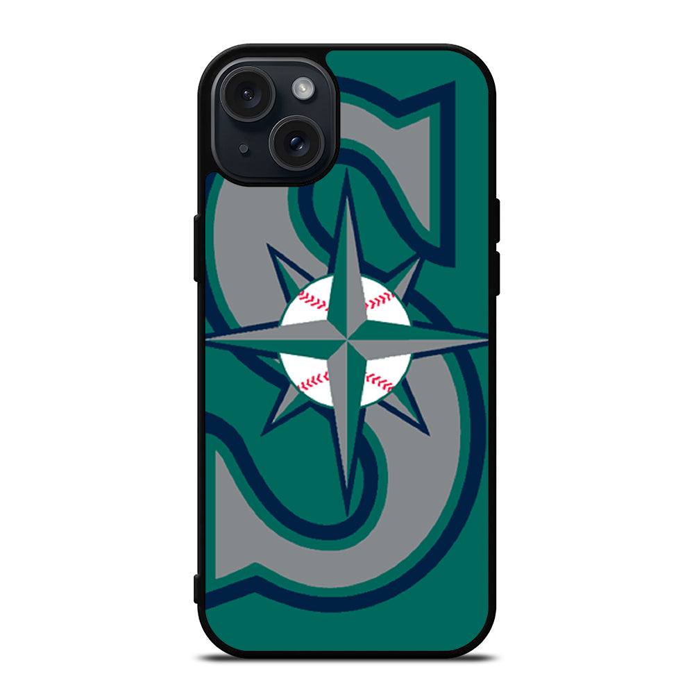 SEATTLE MARINERS MLB LOGO 3 iPhone 15 Plus Case Cover