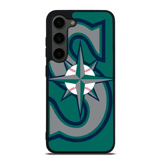 SEATTLE MARINERS MLB LOGO 3 Samsung Galaxy S23 Plus Case Cover