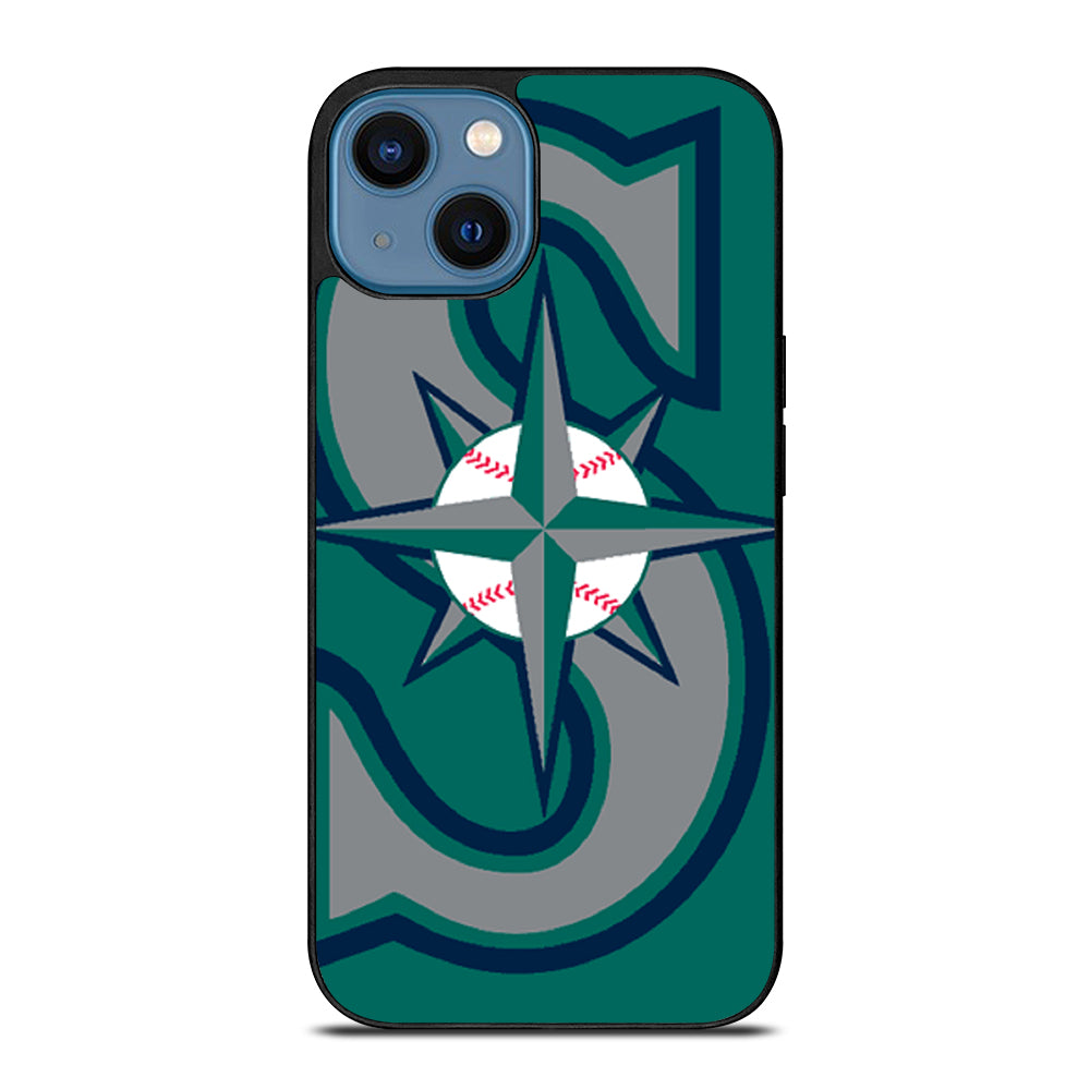 SEATTLE MARINERS MLB LOGO 3 iPhone 14 Case Cover