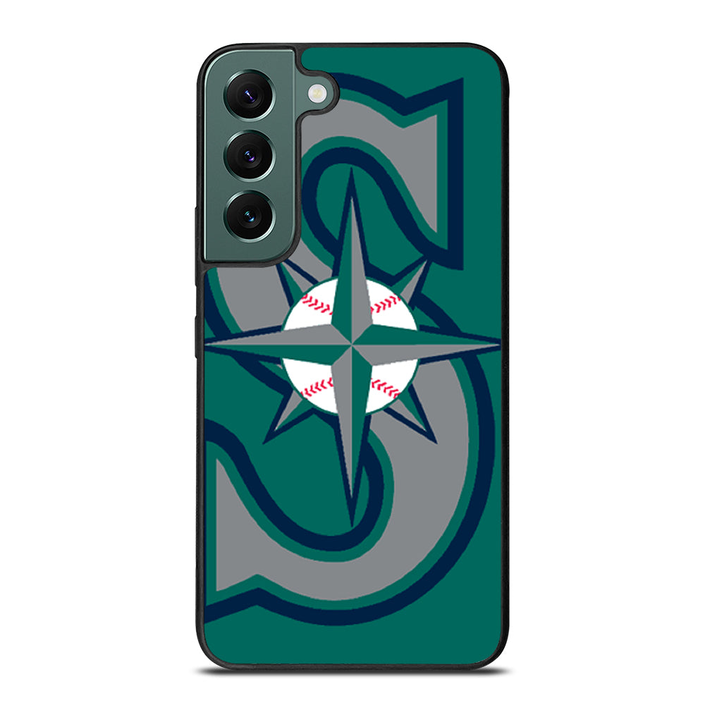 SEATTLE MARINERS MLB LOGO 3 Samsung Galaxy S22 Case Cover