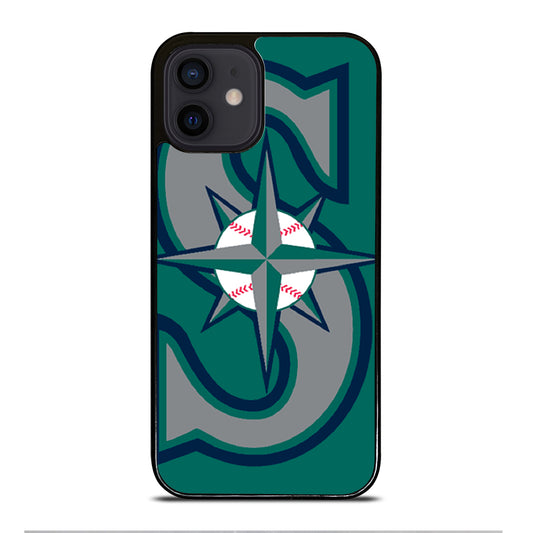 SEATTLE MARINERS MLB LOGO 3 iPhone 12 Mini Case Cover