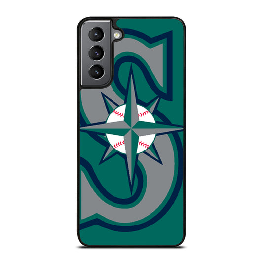 SEATTLE MARINERS MLB LOGO 3 Samsung Galaxy S21 Plus Case Cover