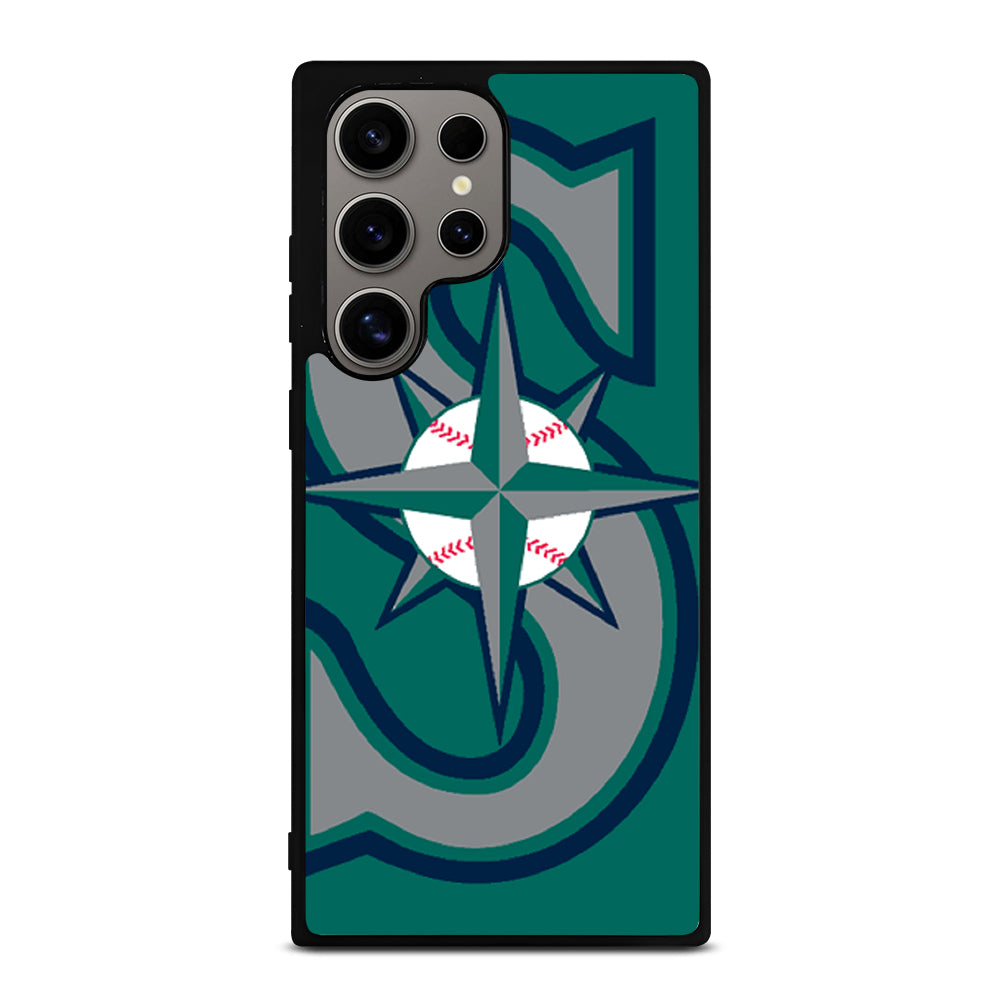 SEATTLE MARINERS MLB LOGO 3 Samsung Galaxy S24 Ultra Case Cover