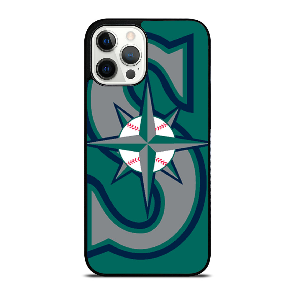 SEATTLE MARINERS MLB LOGO 3 iPhone 12 Pro Max Case Cover