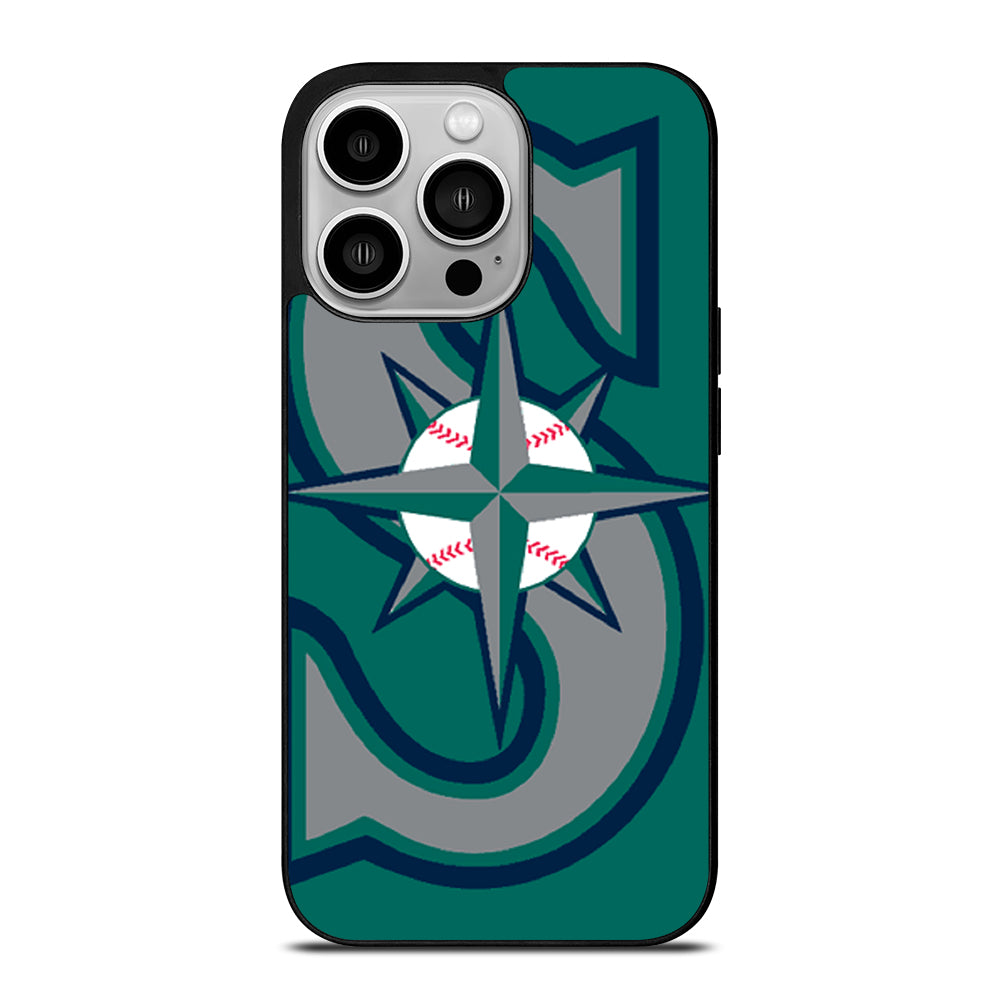 SEATTLE MARINERS MLB LOGO 3 iPhone 14 Pro Case Cover