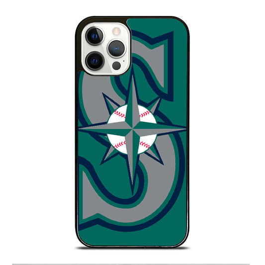 SEATTLE MARINERS MLB LOGO 3 iPhone 12 Pro Case Cover
