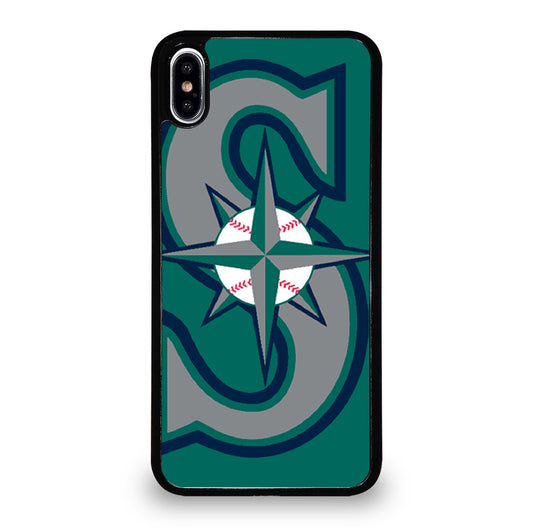 SEATTLE MARINERS MLB LOGO 3 iPhone XS Max Case Cover