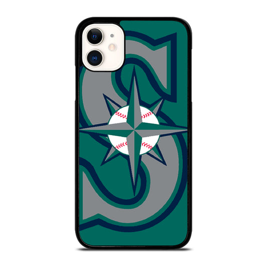 SEATTLE MARINERS MLB LOGO 3 iPhone 11 Case Cover