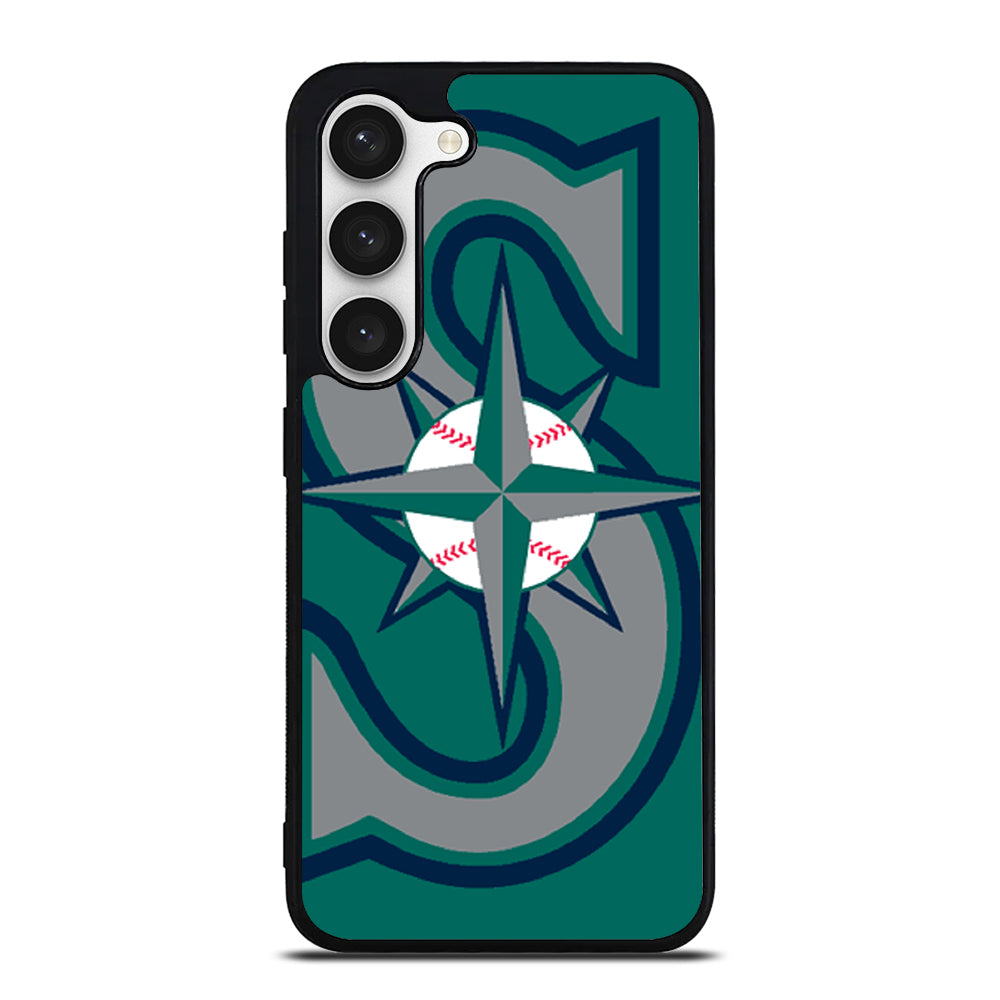 SEATTLE MARINERS MLB LOGO 3 Samsung Galaxy S23 Case Cover
