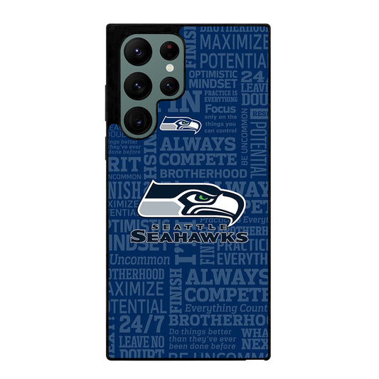 SEATTLE SEAHAWKS ICON Samsung Galaxy S22 Ultra Case Cover