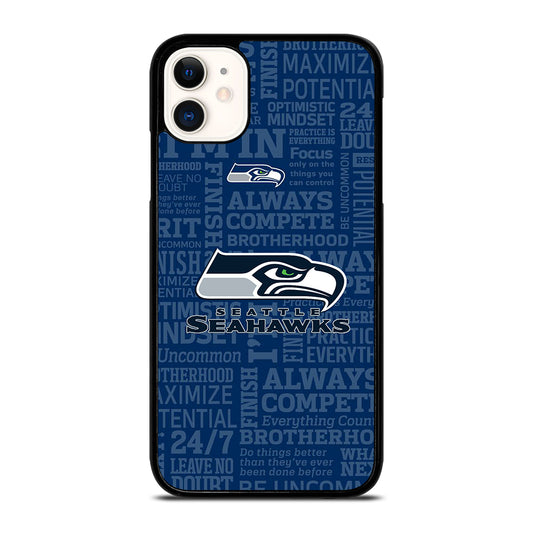 SEATTLE SEAHAWKS ICON iPhone 11 Case Cover