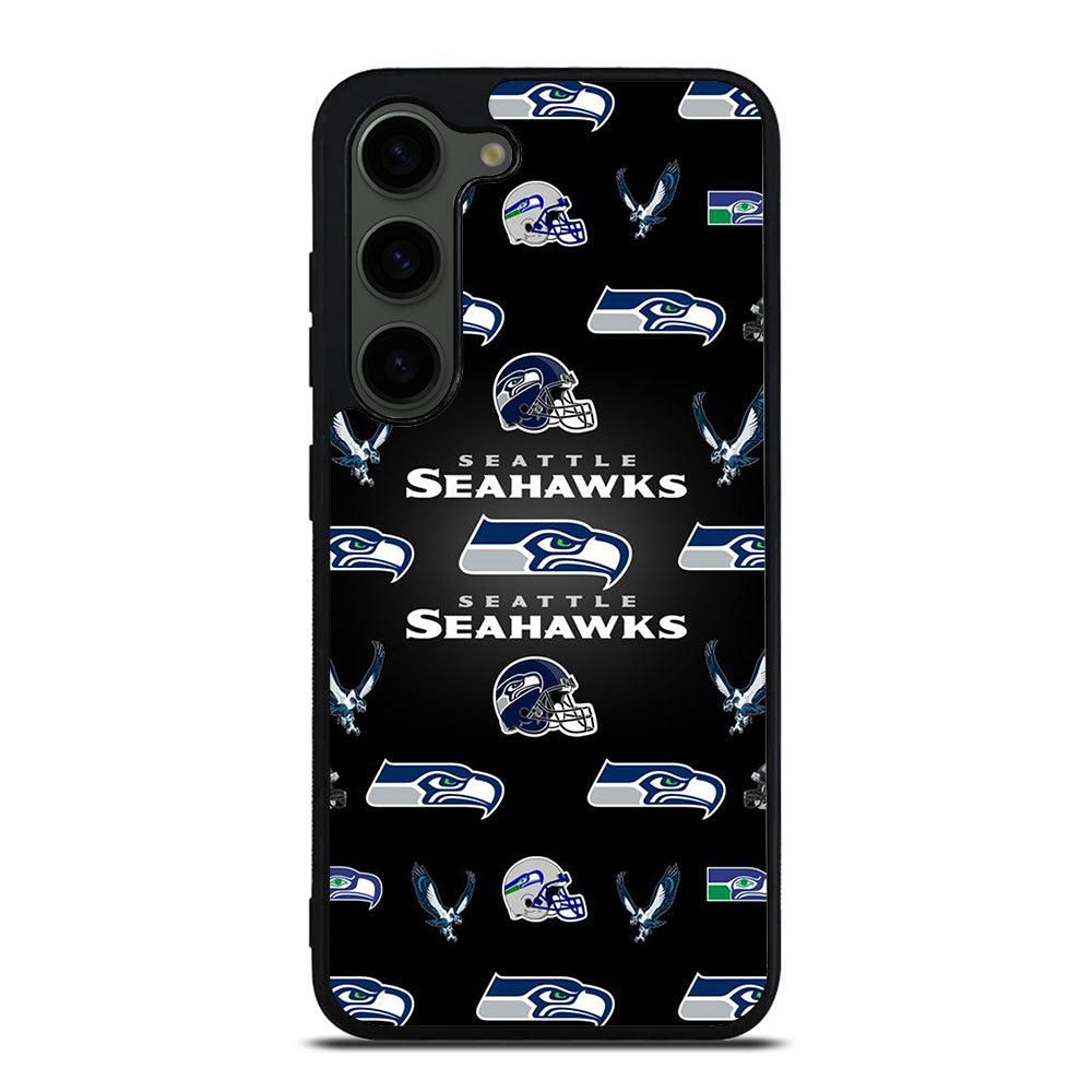 SEATTLE SEAHAWKS PATTERN Samsung Galaxy S23 Plus Case Cover