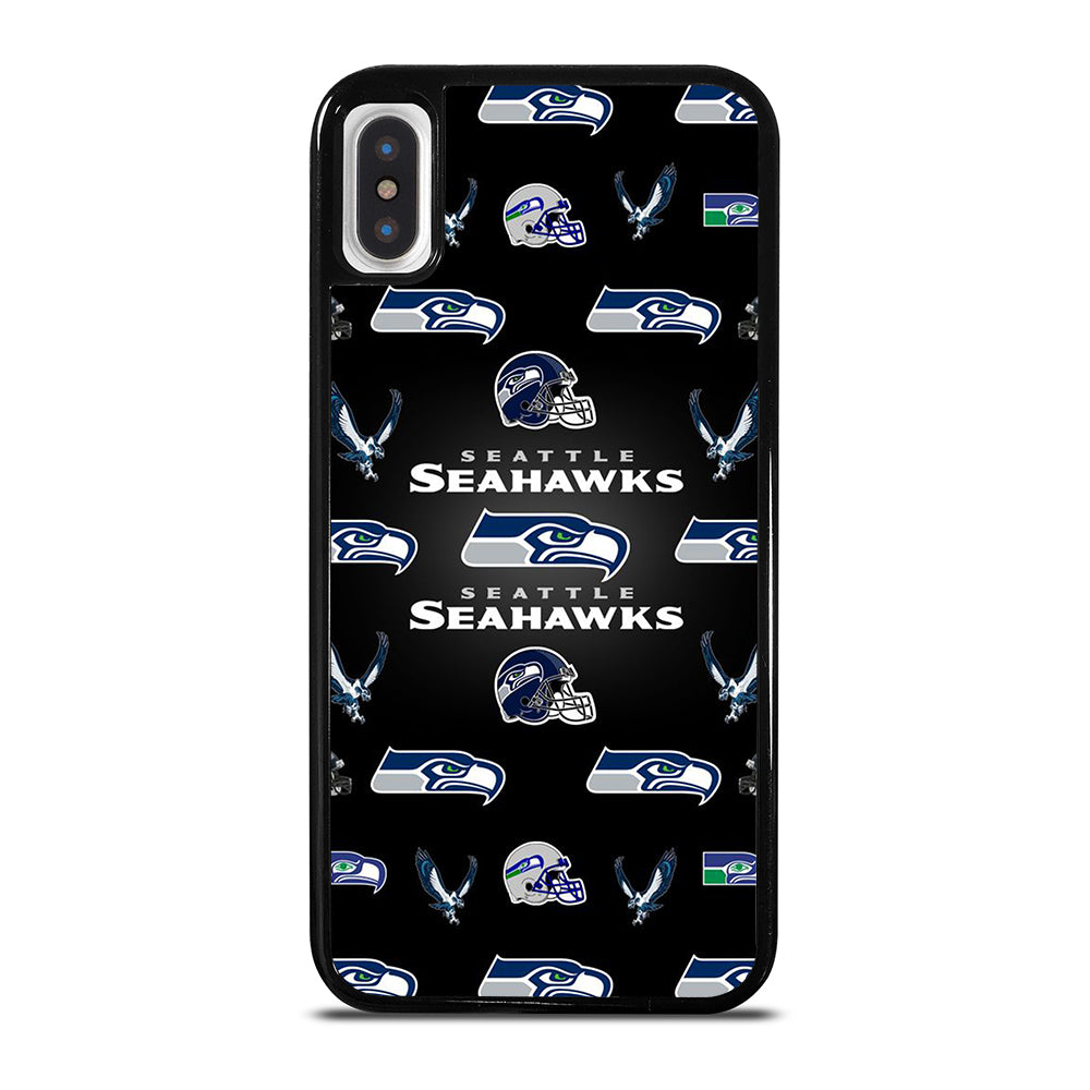 SEATTLE SEAHAWKS PATTERN iPhone X / XS Case Cover