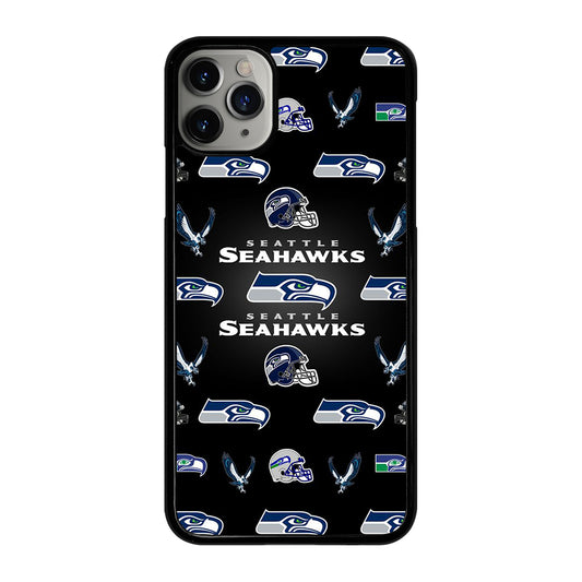 SEATTLE SEAHAWKS PATTERN iPhone 11 Pro Max Case Cover