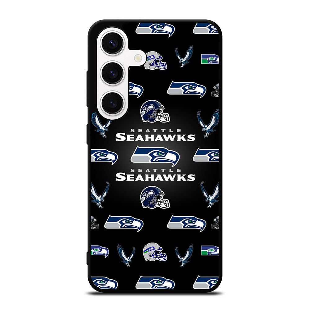 SEATTLE SEAHAWKS PATTERN Samsung Galaxy S24 Case Cover