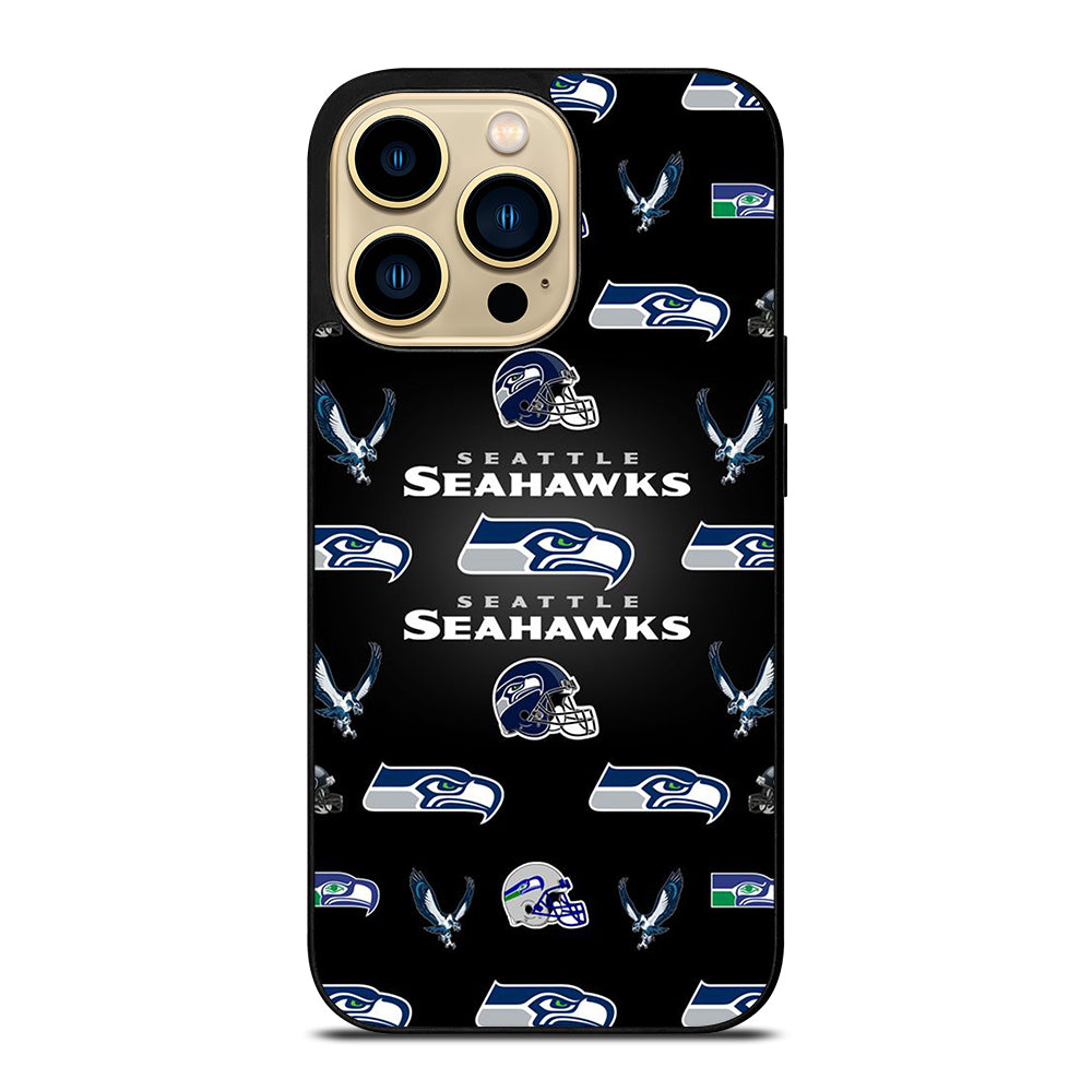 SEATTLE SEAHAWKS PATTERN iPhone 14 Pro Max Case Cover