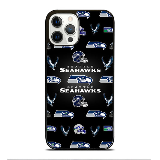 SEATTLE SEAHAWKS PATTERN iPhone 12 Pro Case Cover