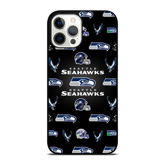 SEATTLE SEAHAWKS PATTERN iPhone 12 Pro Max Case Cover