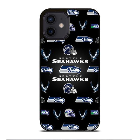 SEATTLE SEAHAWKS PATTERN iPhone 12 Mini Case Cover