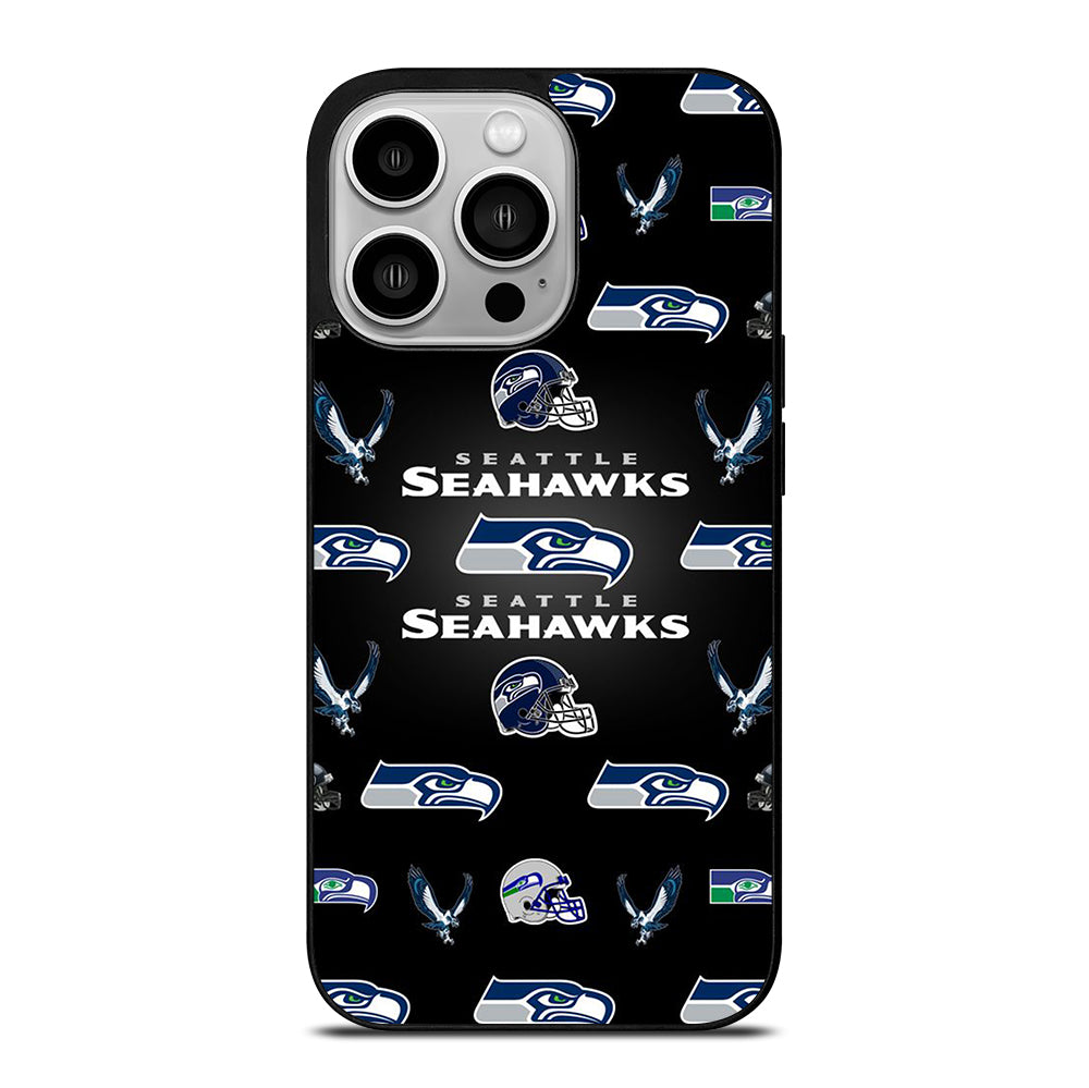 SEATTLE SEAHAWKS PATTERN iPhone 14 Pro Case Cover
