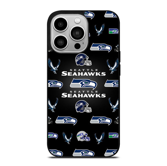 SEATTLE SEAHAWKS PATTERN iPhone 14 Pro Case Cover