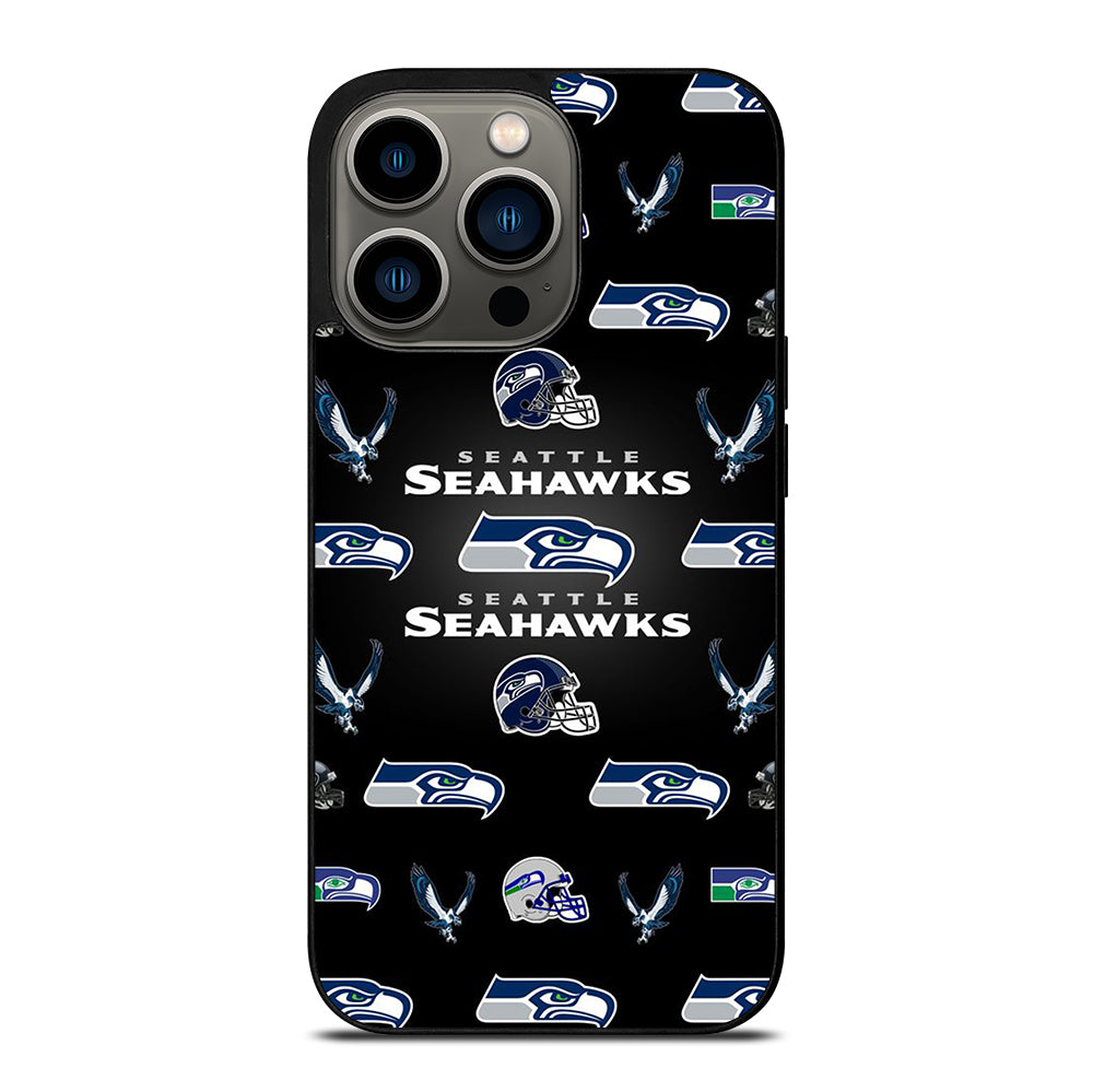 SEATTLE SEAHAWKS PATTERN iPhone 13 Pro Case Cover