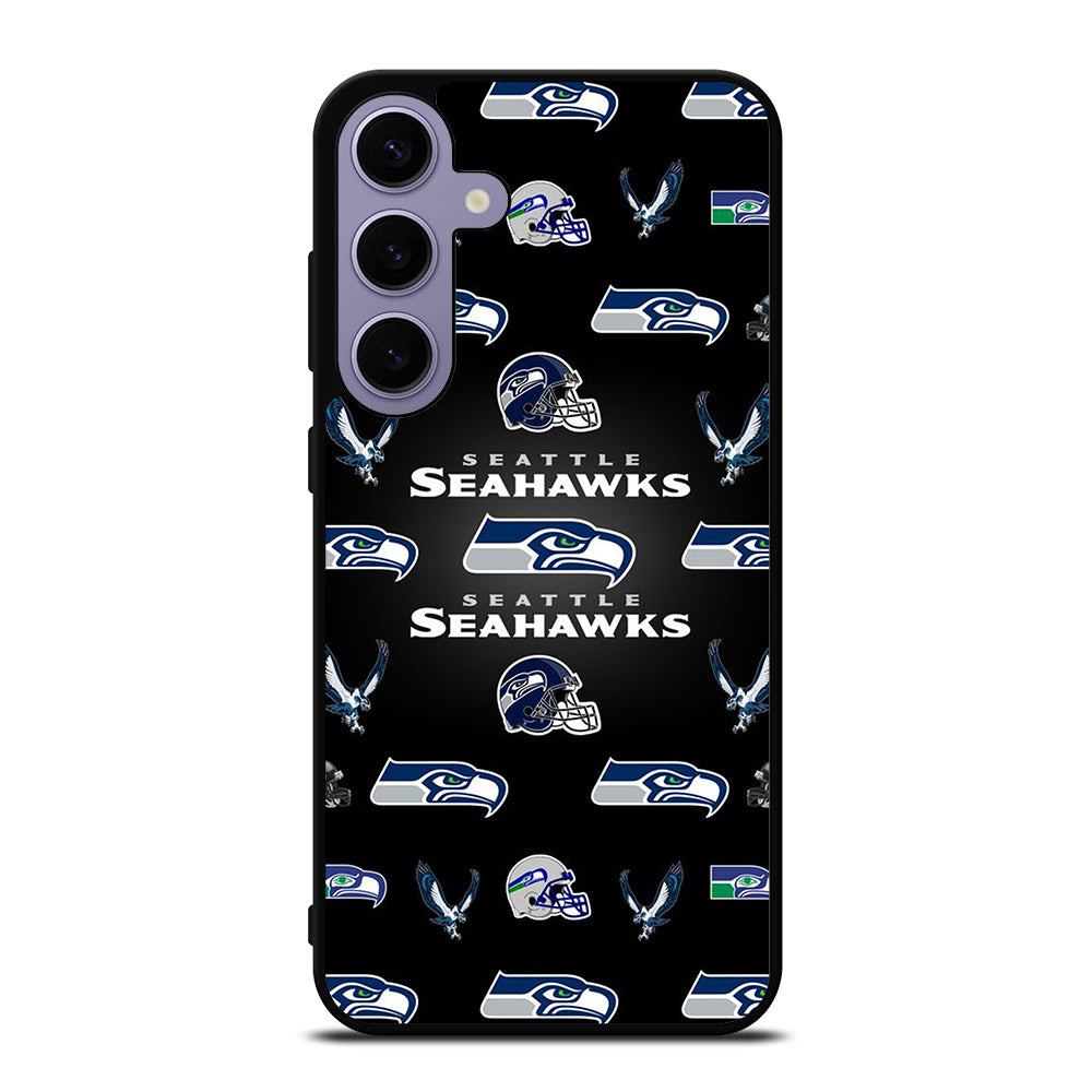 SEATTLE SEAHAWKS PATTERN Samsung Galaxy S24 Plus Case Cover