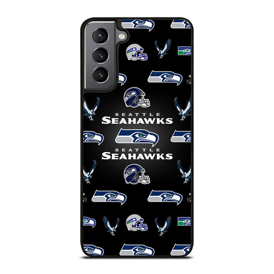 SEATTLE SEAHAWKS PATTERN Samsung Galaxy S21 Plus Case Cover