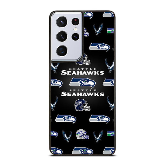 SEATTLE SEAHAWKS PATTERN Samsung Galaxy S21 Ultra Case Cover